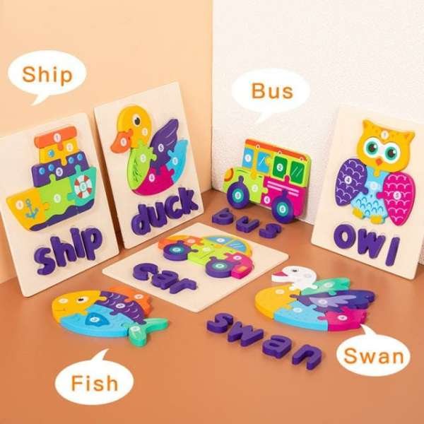 Smart-Fun Wooden Puzzle Set (All)